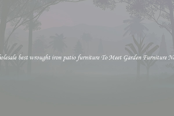 Wholesale best wrought iron patio furniture To Meet Garden Furniture Needs