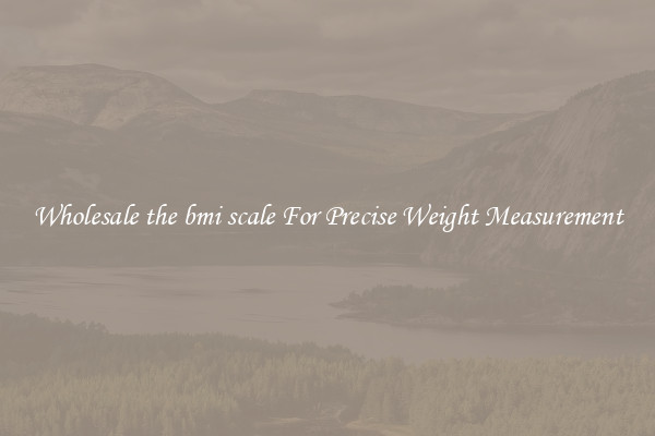 Wholesale the bmi scale For Precise Weight Measurement