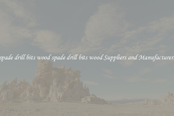 spade drill bits wood spade drill bits wood Suppliers and Manufacturers