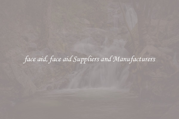 face aid, face aid Suppliers and Manufacturers