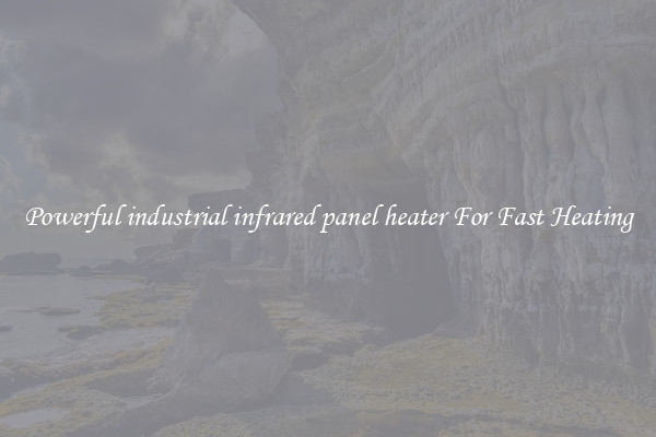 Powerful industrial infrared panel heater For Fast Heating
