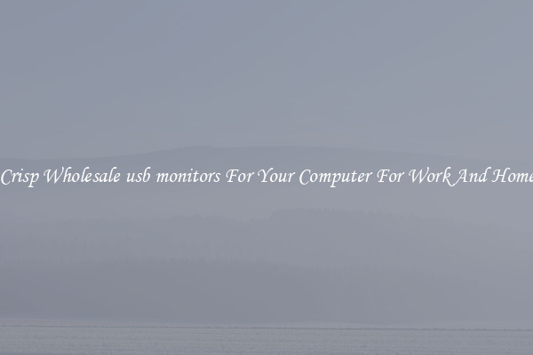 Crisp Wholesale usb monitors For Your Computer For Work And Home